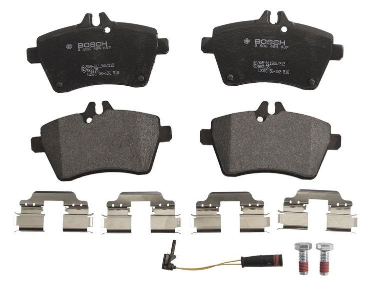 Plaquettes de frein BOSCH pour Mercedes Classe A W169 essence et diesel 2004 à 2012