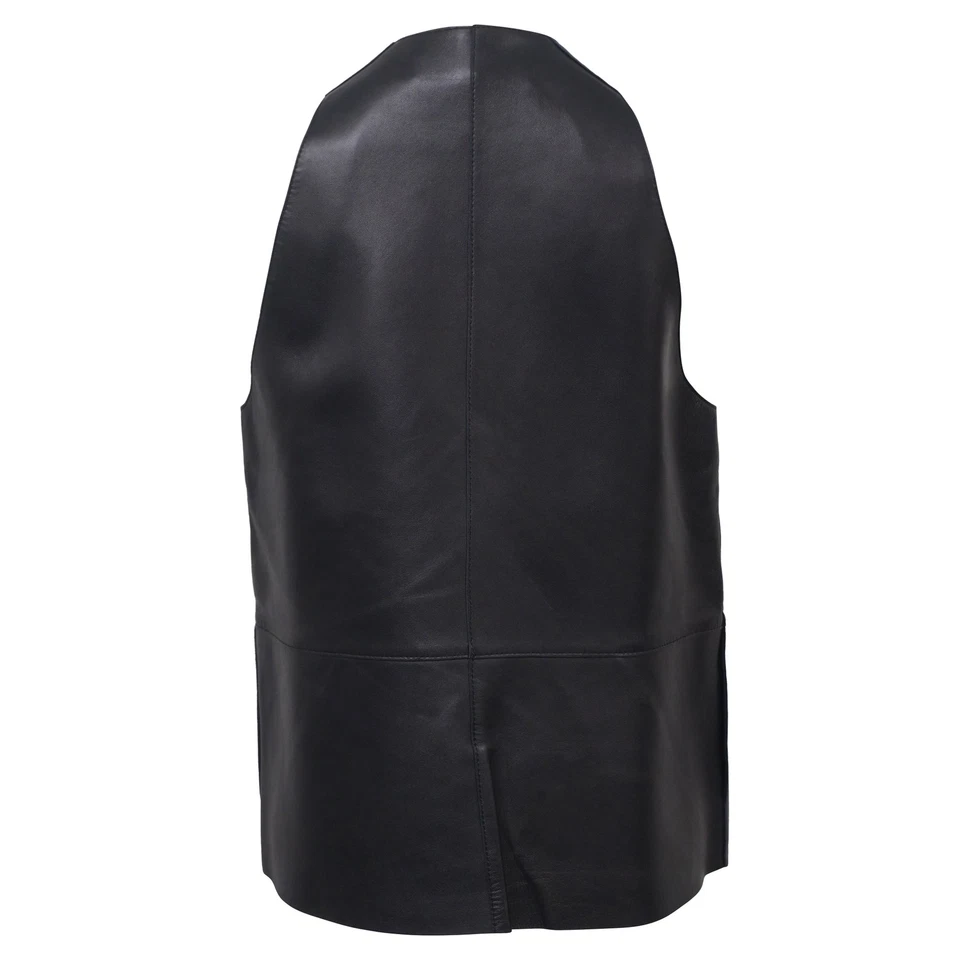 Chaleco Marni de Cuero para Mujer Negro Talla 42 Foto 3 de 4