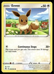 Eevee 205/264 Fusion Strike Common