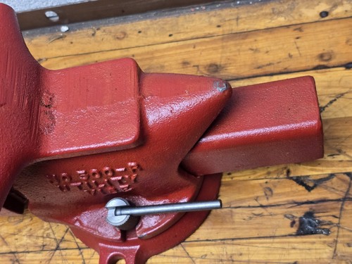 Vintage RIDGID 500R 5" Bench Utility Vise Pipe Jaw Swivel Base NEW in Box USA - Picture 10 of 15