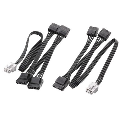 Graphics Card Line 6Pin Series Modular Power Supply to Molex 4PIN D Type X4 X3