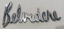 1964 Plymouth Belvedere Fender Script Original Emblem 2422891 1964 Plymouth Belvedere Fender Script Original Emblem 2422891