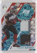 2017 Panini Unparalleled Teal Swirlorama 11/25 Jeremy McNichols Dual Patch 7l6
