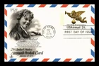 DR JIM STAMPS US FIRST DAY CARD AIR MAIL ANGEL WEATHERVANE 21C AMELIA EARHART