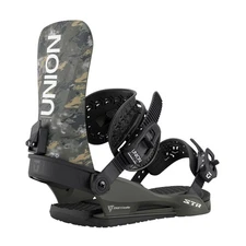 Union STR Snowboard Bindings, Men's Medium (US 8-10), Camo New 2026