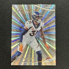 2023 Panini Prestige Football Justin Simmons Xtra Points Sunburst #94 Broncos
