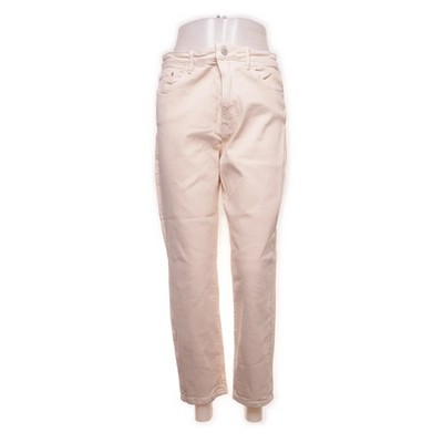 Stradivarius, Jeans, Größe: 42, MOM SLIM, Beige, Einfarbig, Denim, Damen #BHh