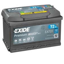 Autobatterie Exide EA722 12V 72Ah 720A Starterbatterie