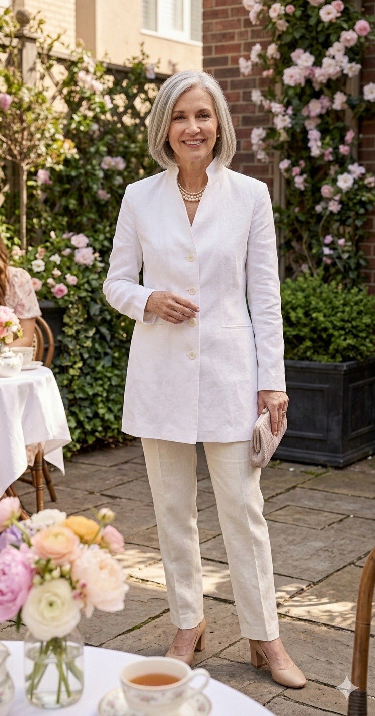 Brooks Brothers Women’s White Linen Blazer Jacket Lined Sz 8 Mothers Day Wedding