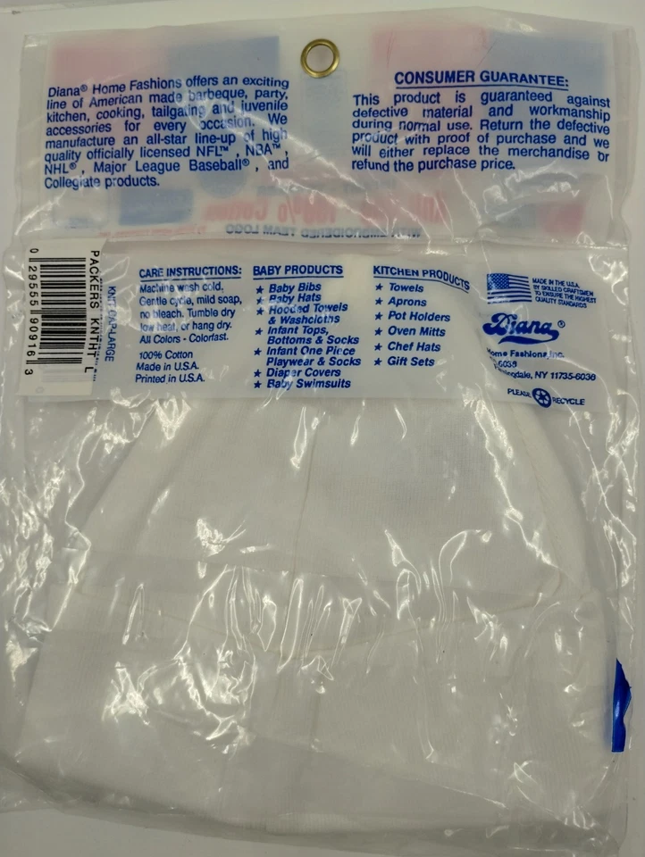 Gorra tejida de algodón Green Bay Packers bebé-niño pequeño 24 meses nueva envío gratuito Foto 3 de 4