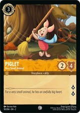 DISNEY LORCANA TCG - Rise of the Floodborn - Piglet - Very Small Animal - 18/204