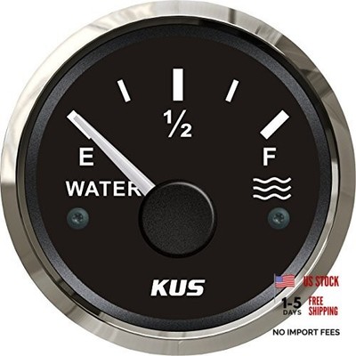Pactrade Marine Boat 2'' SS316 Water Tank Level Gauge Indicator Empty Full