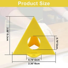 12 piece Pyramid Stand Painting Premium Plastic Paint Triangle Locking System