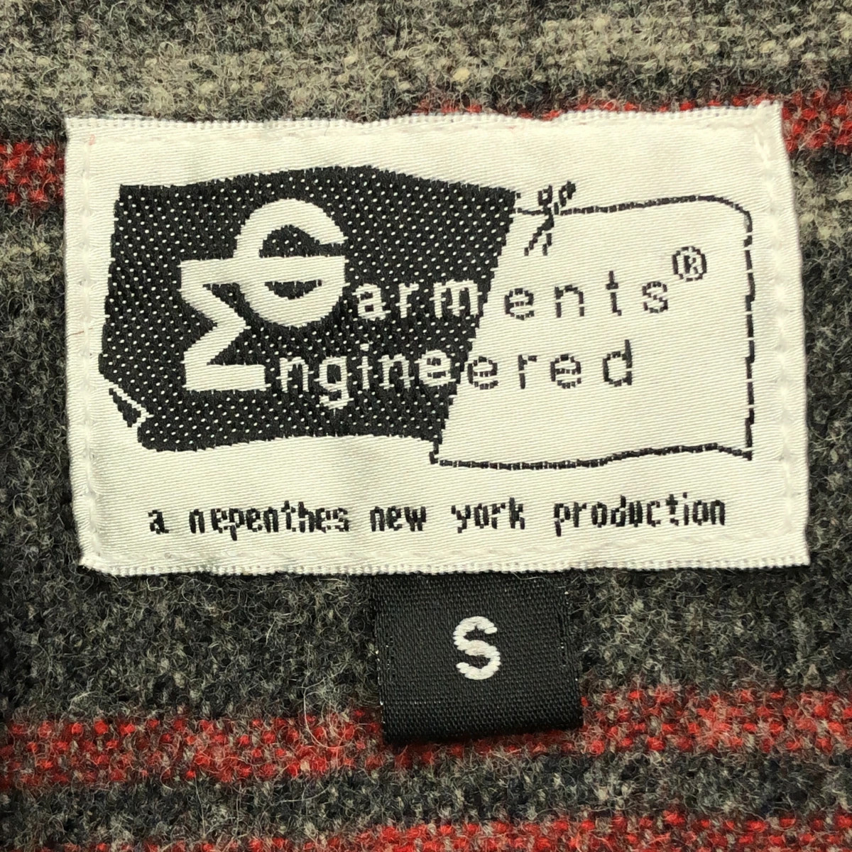 Engineered Garments Wool Blend Double Jacket S Na… - image 4