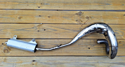 90-91 CR250R FMF Gold Series Exhaust Pipe Expansion Chamber  Power Core Silencer