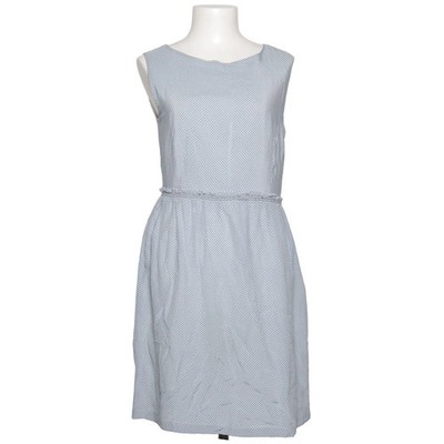 Nice Connection, Kleid, Größe: 36, Blau/Weiß, Polyester/Seide, Gepunktet #w5h