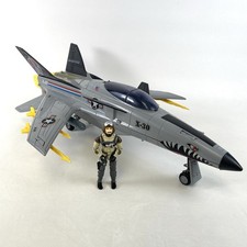 Gi Joe ARAH Conquest X-30 Jet 1986 100 Complete With Slipstream Figure VG