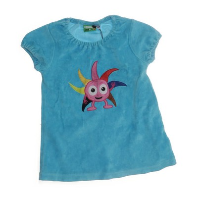 Me&i, Kleid, Größe: 98/104, Blau/Mehrfarbig, Bio-Baumwolle/Polyester, Print #EP3
