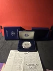 2001-W $1 1-oz Proof American Silver Eagle Box, OGP, & COA
