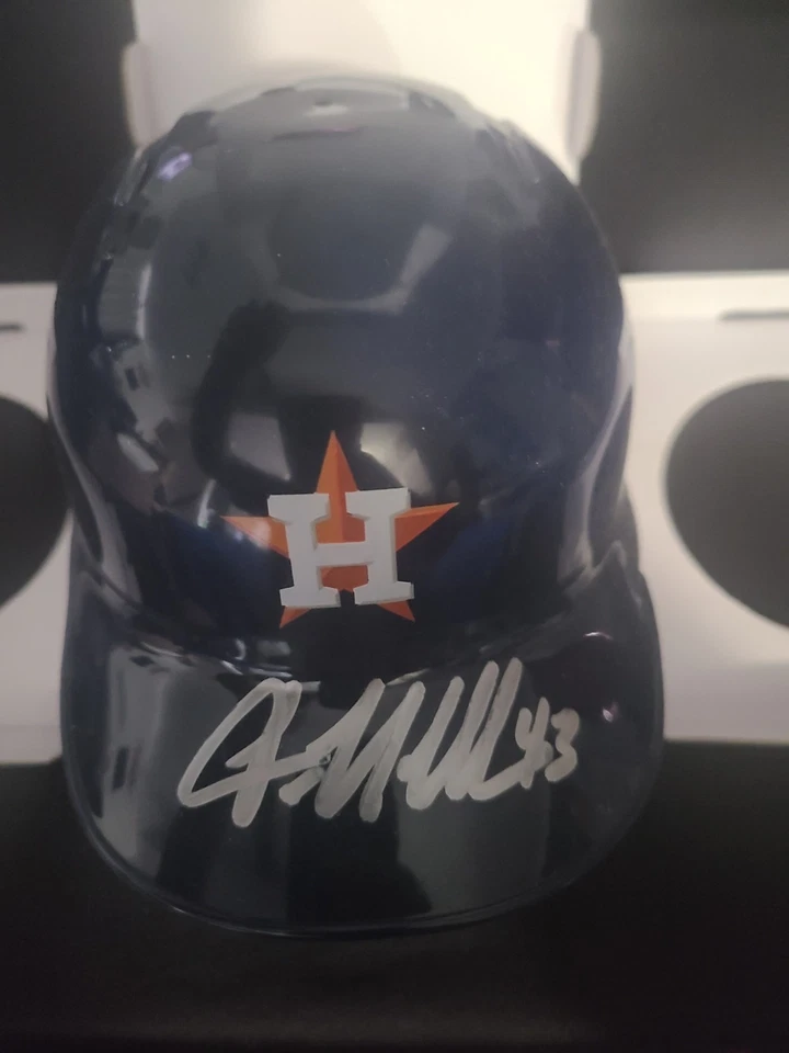 Lance McCullers Jr. Autographed Rawlings Houston Astros Mini Helmet - In Person - Image 3 of 4