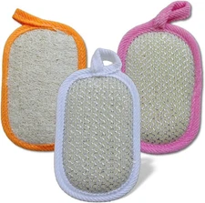 Dual-Layer Non-Scratch Sponges, Quick-Dry Natural Kitchen Cleaning, 3