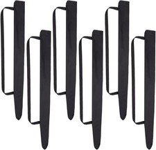 6 Pcs Umbrella Protective Covers 30.7 Inch Long Black Rain Umbrella Sleeves