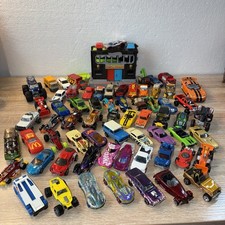 Hot Wheels Matchbox Mattel And Random Vehicles Lot Of  65 Cars And Trucks Used