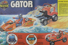 1987 M.A.S.K. GATOR VEHICLE Poster 17.75  x 11.75  (45.5 x 30 cm) Spanish Vintag