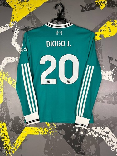 Diogo J. Liverpool L/S Jersey 3rd football shirt 25/26 Adidas Young M 11-12 ig93