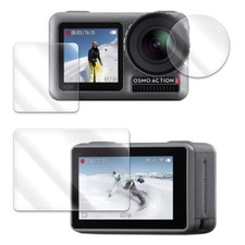 Anti-Scratch Ultra-Clear Front Back Screen Lens Protectors for DJI Osmo Action
