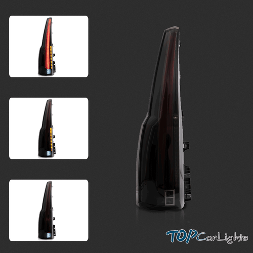VLAND Pair Smoked LED Tail Lights For 2015-2018 2019 2020 GMC Yukon Rear Lamps 2 - Picture 2 of 12