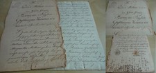 Document SINZIG 1836, auction fields estate Paul BERGER, 20 pages