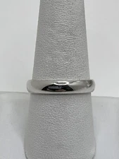 10K White Gold 3.9mm High Polished Wedding Band