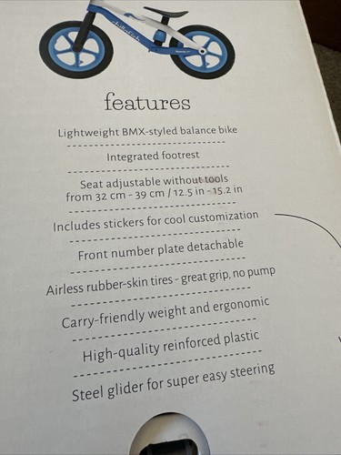 Chillafish BMXie Balance Bike Kids Toddlers Used In Very Good Condition - Picture 4 of 4