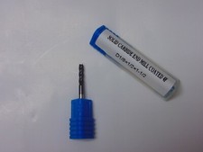 4 Flute 1/8 x 1/8 x 1/2 x 1-1/2 Single End Mill Solid Carbide