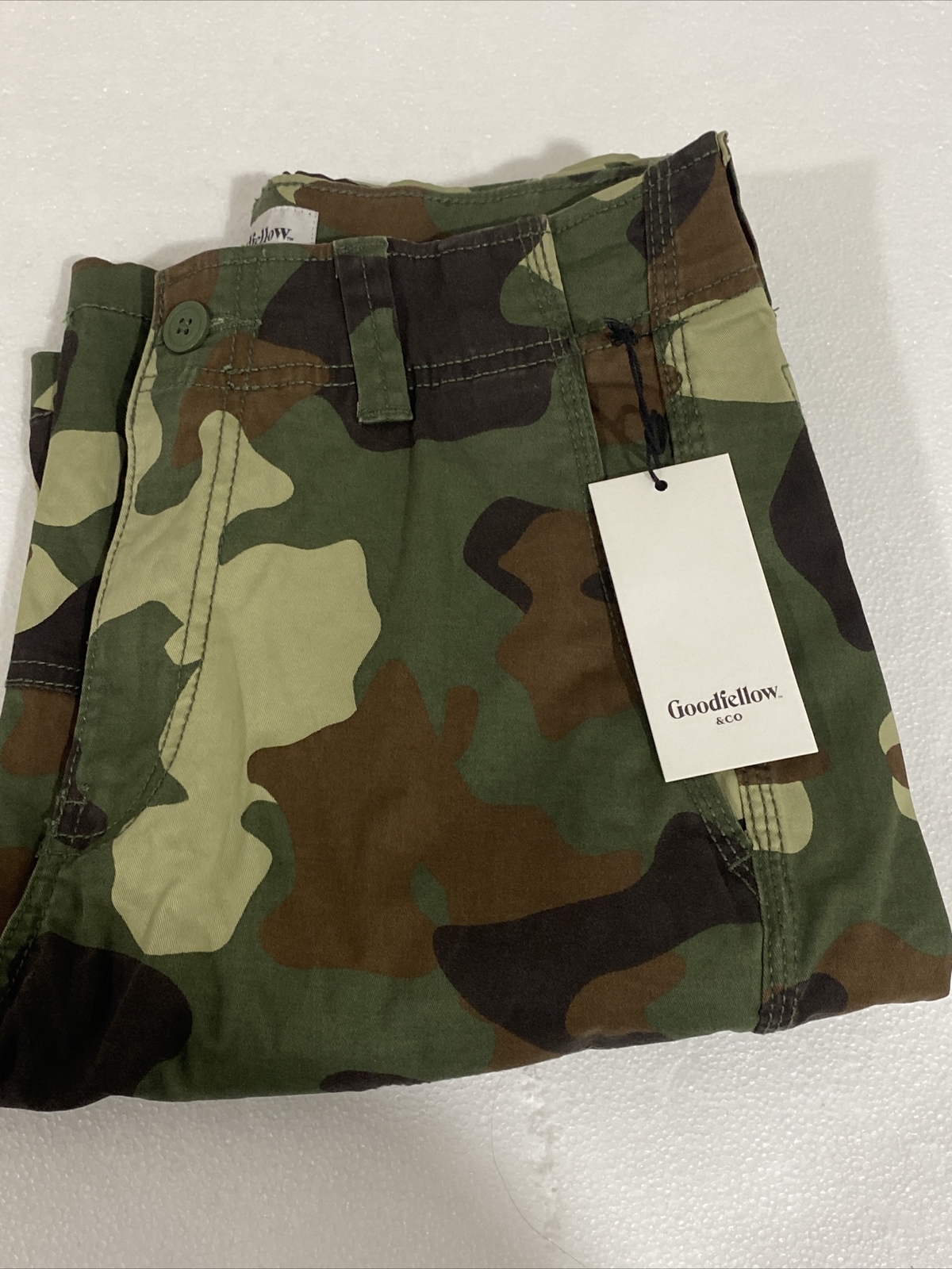 Bloemer & Füsser Gmbh & Co. Kg Goodfellow+%26+Co.+Men%27s+Cargo+Shorts+42+Waist+Camo for sale online
