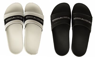 SG men's EMPORIO ARMANI slippers slide band sea pool beachwear item X