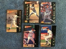 1995 Signature Rookies Baseball Hot Prospects PROMO SAMPLE 5 Card Set