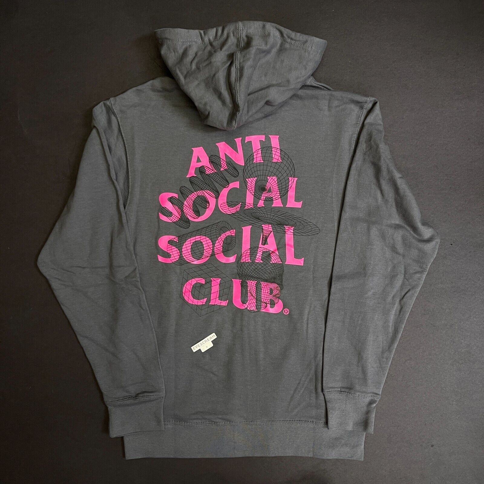 DS Anti social social Club The Shape Of Things Zip Hoodie S Auth ASSC logo  TS