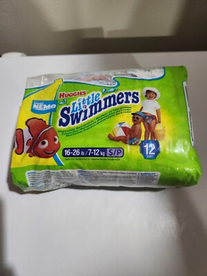 Huggies Vintage 2004 Little Swimmers Swim Disposable Diapers Swimpant 16-26 Lbs 