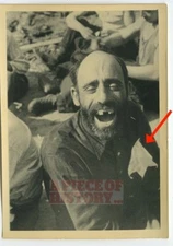 WW2 ORIGINAL PHOTO JUDEN JEW JEWISH MAN WITH STAR OF DAVID IN GHETTO