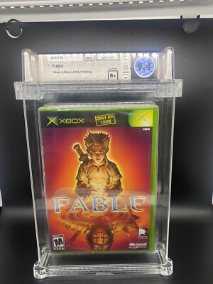 Fable Xbox Sealed 2004 Black Label First Print WATA 9.4 B+