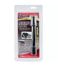 Trimax Locks T5-BLACK Universal Black Forged Steel Key Receiver Lock (B1-G14)