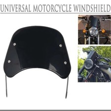 CUPOLINO MOTO FARO TONDO NERO PER DUCATI/SUZUKI/KAWASAKI/HARLEY/YAMAHA E ALTRE