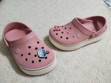 Crocs Classic Platform Iconic Comfort Clog Shoes Women  s 4 Men's 2 Salmon