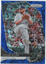 Logan Allen 2020 Prizm Blue Donut Circles #'d/199 Card #70
