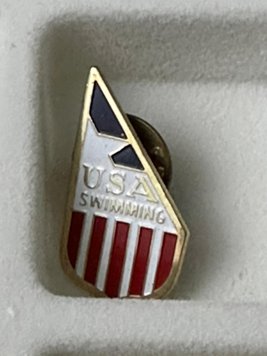 オリンピック　アメリカ　フェンシング　ピンバッジ Olympic Memorabilia USA Swimming Vintage Tack Pin T-5239 | eBay