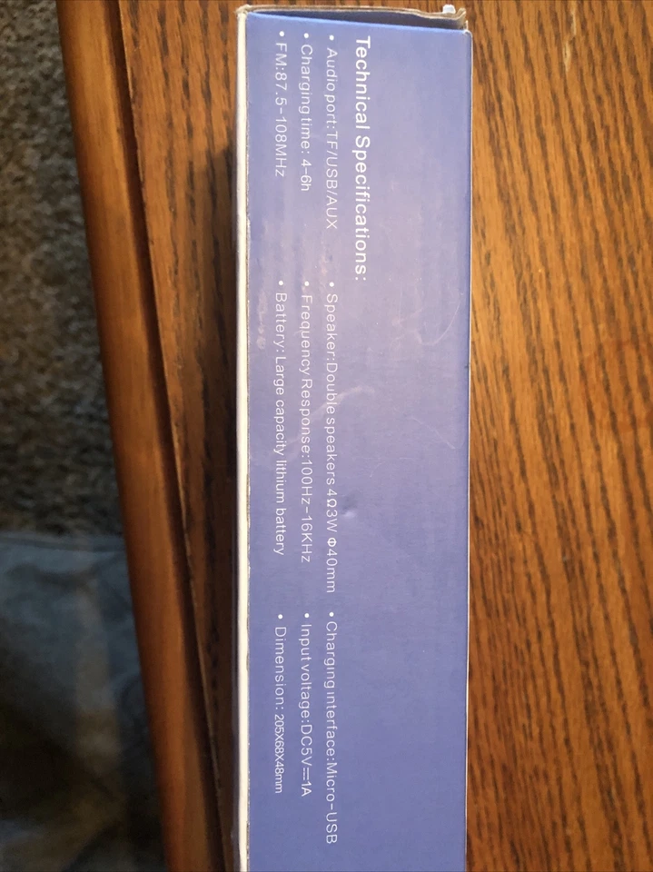 Altavoz inalámbrico Bluetooth para exteriores ZoeTree - negro Foto 3 de 3