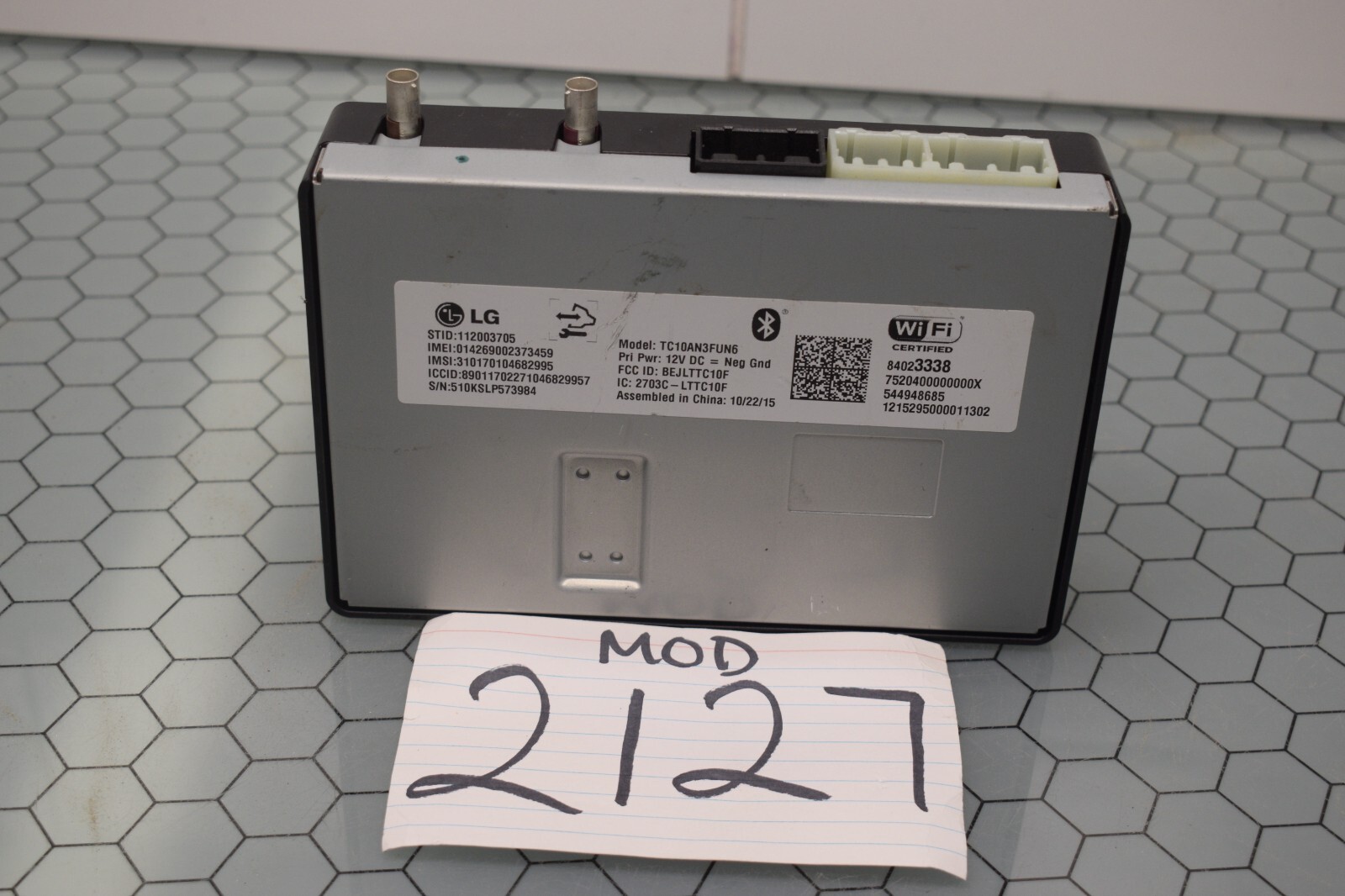 16 17 Sierra Silverado Yukon Used Communication Control Module  #2127MOD