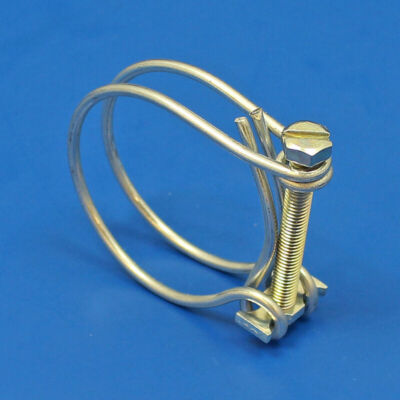 2 Pack of Gemelli Wire Hose Clips - 43 to 48mm